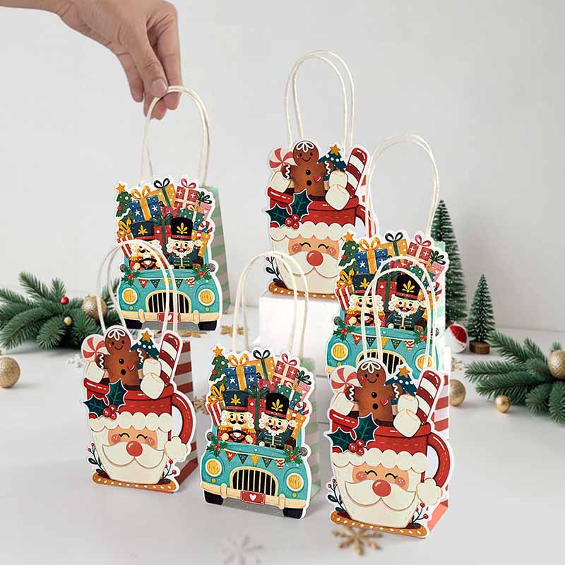 Event Party Shop - 10/20 stuks mini kerst cartoon cadeauzakje