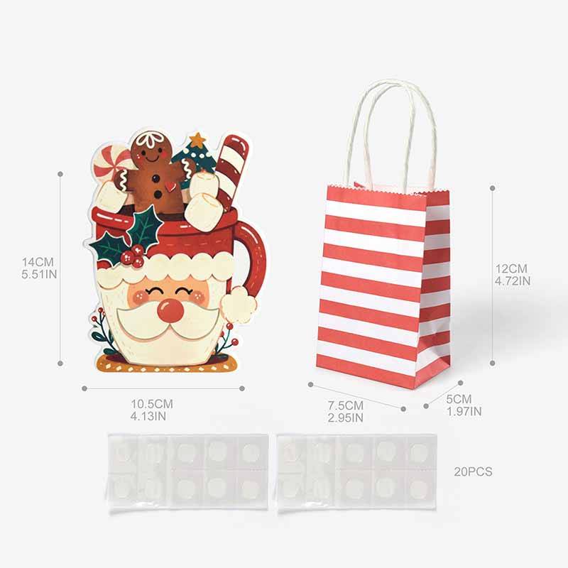 10/20 stuks mini kerst cartoon - Event Party Shop recensie en prijs