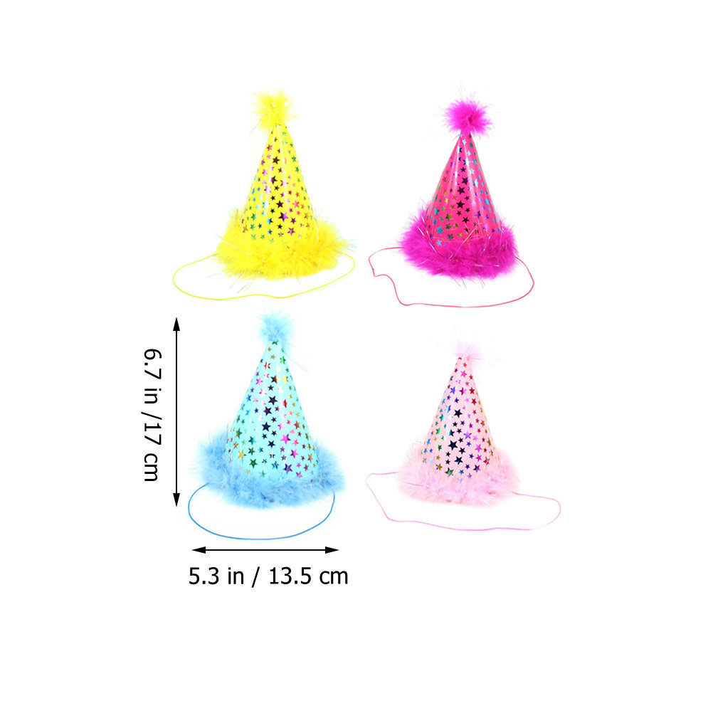4 stuks feestmutsen van papier - Party Hat Cone recensie en prijs