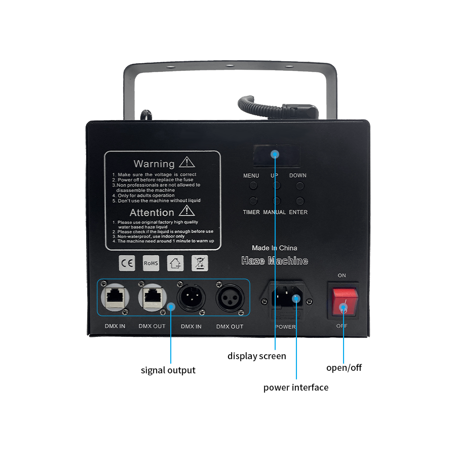 1000W Rookmachine Waterbasis H - Event Party Dj recensie en prijs
